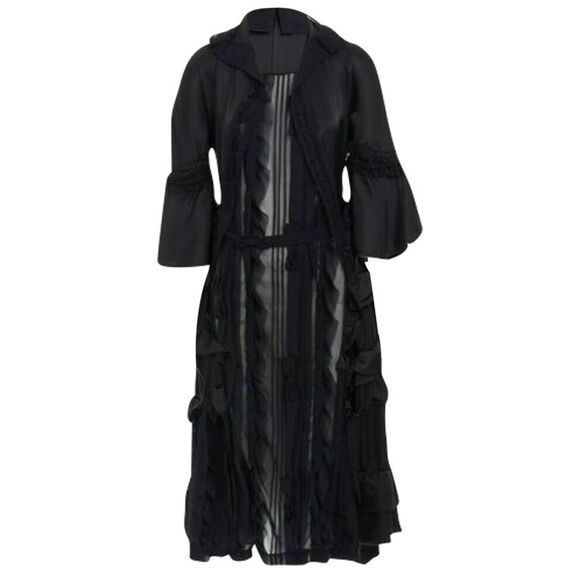 Comme Des Garcons Broken Bride victorian silk dress - Picture 3 of 6